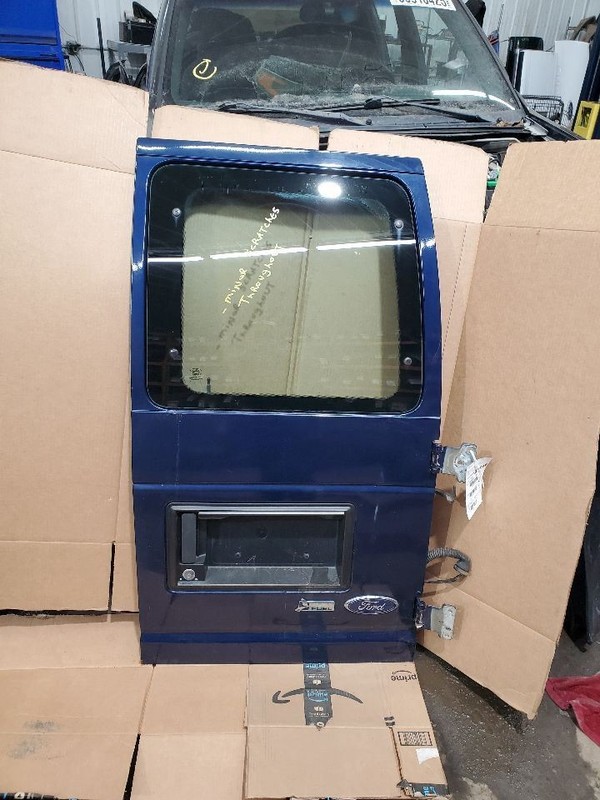 Passenger Rear Back Door With Window Fits 09-14 FORD E150 VAN 308152