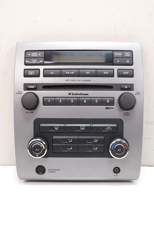 NISSAN TITAN Audio Radio Climate Control Center Console 2009 - 2012