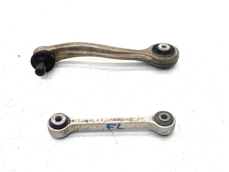 11-14 AUDI A8 L QUATTRO FRONT LEFT CONTROL ARM SET OF 2 OEM #A0.42
