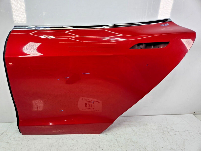 ✅ 12-16 OEM Tesla Model S Rear Left Driver Side Door Shell Panel Red PPMR *NOTE