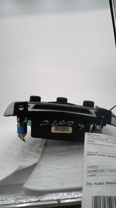 Used A/C Selector Switch fits: 2005 Jeep Grand cherokee manual temperature contr
