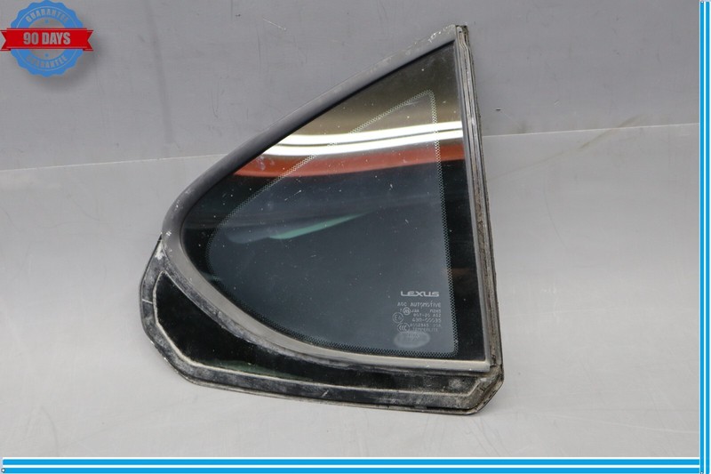 07-17 Lexus XF40 LS460 Rear Right Side Door Corner Quarter Window Glass Oem
