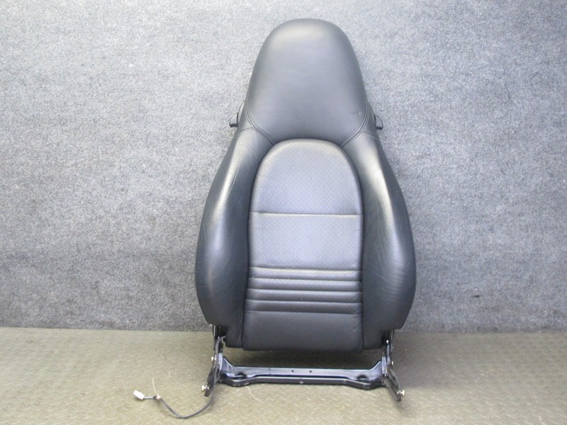 2001-2004 PORSCHE BOXSTER 986 FRONT RIGHT SIDE LEATHER SEAT UPPER CUSHION BLACK