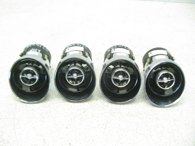10-19 JAGUAR X351 XJ XJL XJR DASHBOARD AIR VENT GRILLE TRIM SET OEM 021523B