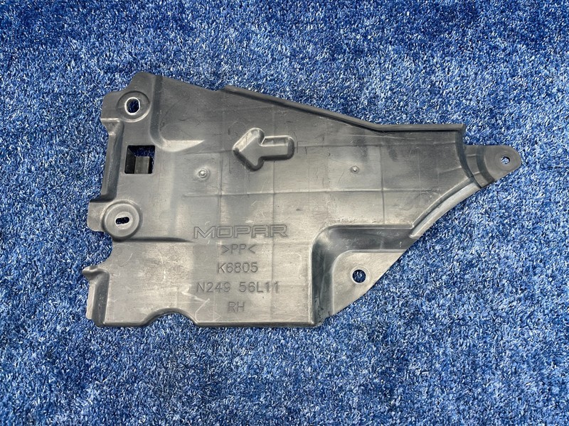 2017-20 FIAT 124 SPIDER REAR RIGHT PASSENGER UNDER BODY SPLASH GUARD SHIELD OEM