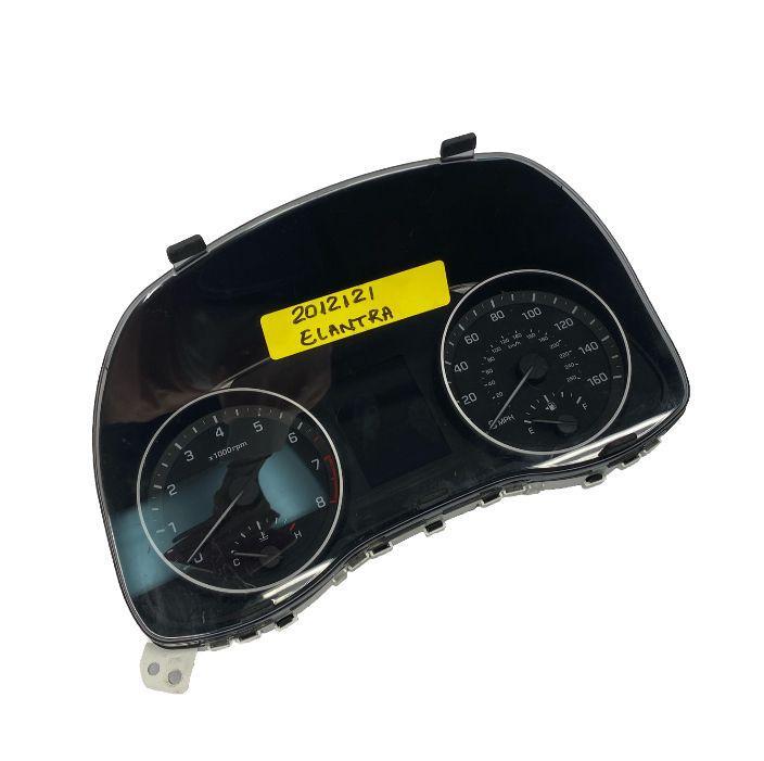 Hyundai Elantra instrument cluster 17 18 speedometer sedan us market 94001F3010