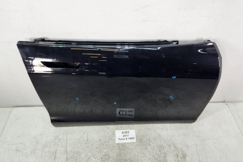 ✅ 16-20 OEM Tesla Model S Front Right Passenger Door Shell Panel Black PMBL *