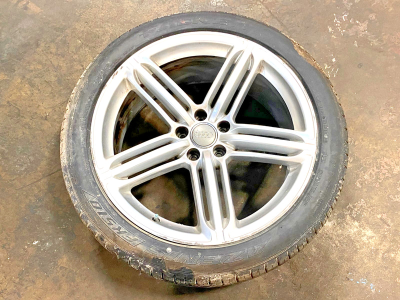 11-14 AUDI A8 WHEEL 5 SPOKE ALLOY S-LINE WHEEL 9 x 20 RIM *CURBED* OEM #A0.42