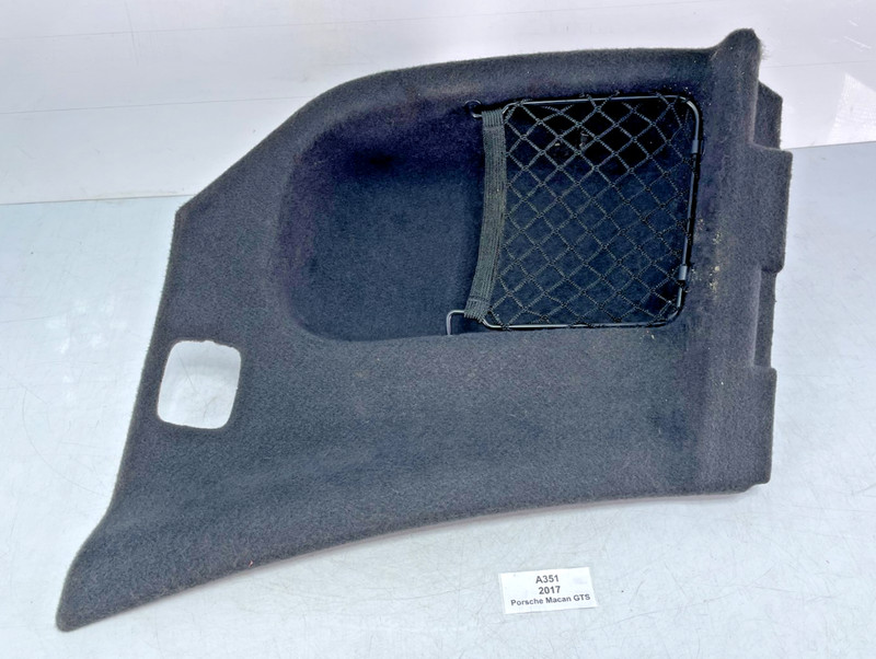 ✅ 15-18 OEM Porsche Macan 95B Rear Right Trunk Interior Cover Panel Trim Carpet