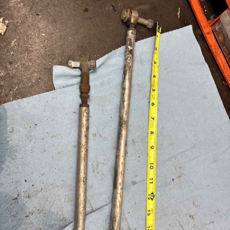 1980 - 1984John Deere Liquifire Vintage snowmobile rod, ends steering rods