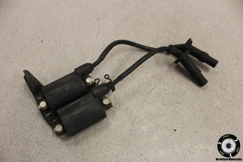 1987 Honda Interceptor 700 VFR700F2 IGNITION COILS SPARK PLUG CAPS WIRES VFR 87