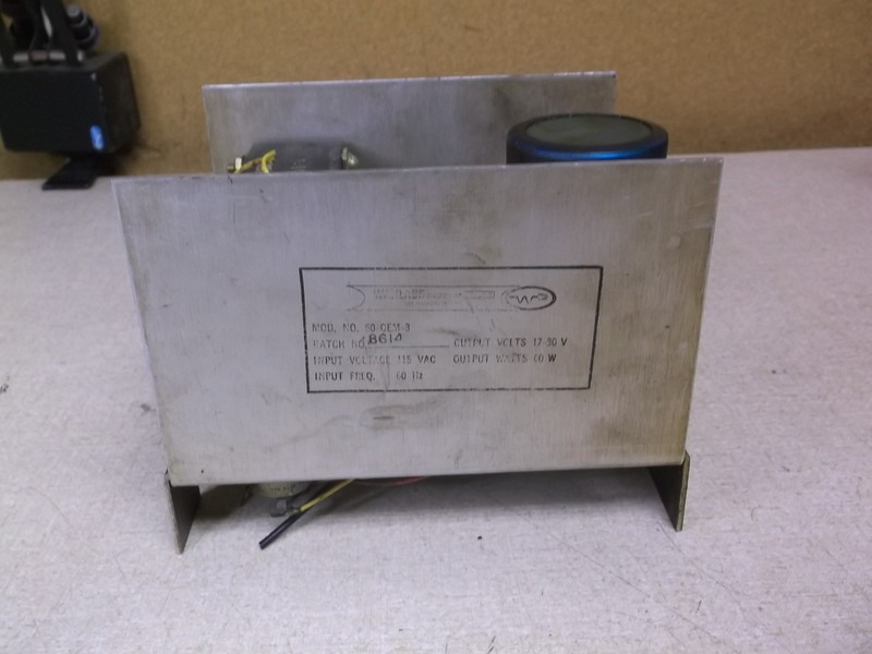 Watvlass Model 60 OEM-3 8614 17-30 Volts 115VAC 60W 60Hz