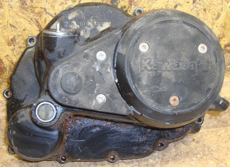 1985 KLF 185 A KLF185 ATV Bayou Engine Clutch Cover Panel Case Casing Motor I9