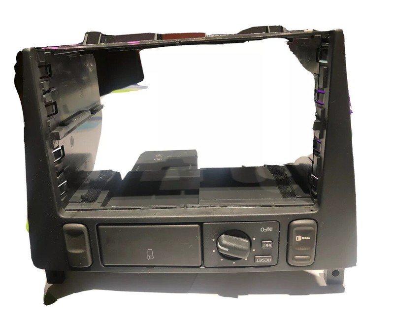 2000-2004 Volvo S40 Radio Trim Bezel Frame Surrounding W/ Info Center OEM Used