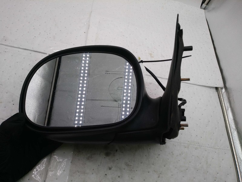 1997 Ford F150 Left Door Mirror Assembly Blue OEM Used 135K Miles NJ25-25545