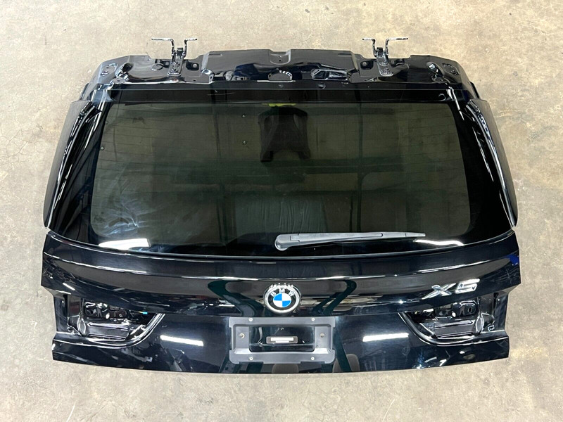 ⭐2014-2018 BMW X5 F15 UPPER TRUNK LID HATCH TAILGATE SHELL ASY BLACK OEM LOT2473