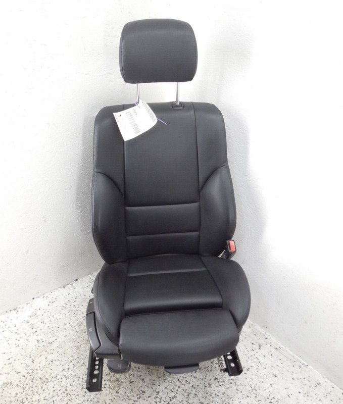 1999 99 BMW 323i Sedan Front Seat Passenger Right Electric OEM Black Leather