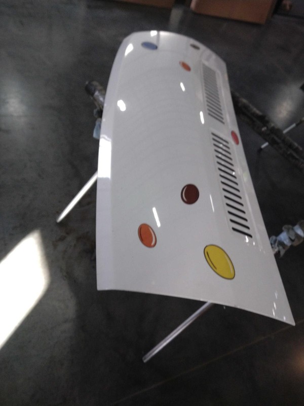 2018 RAM ProMaster 1500 Van Hood Panel White OEM Good Condition NJ25-23597