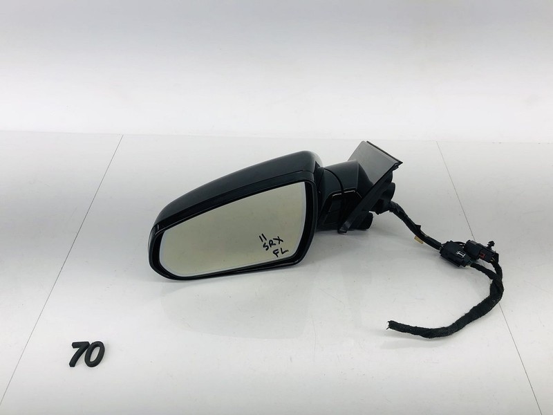 10-16 CADILLAC SRX FRONT LEFT DRIVER SIDE EXTERIOR REAR VIEW MIRROR BLACK OEM