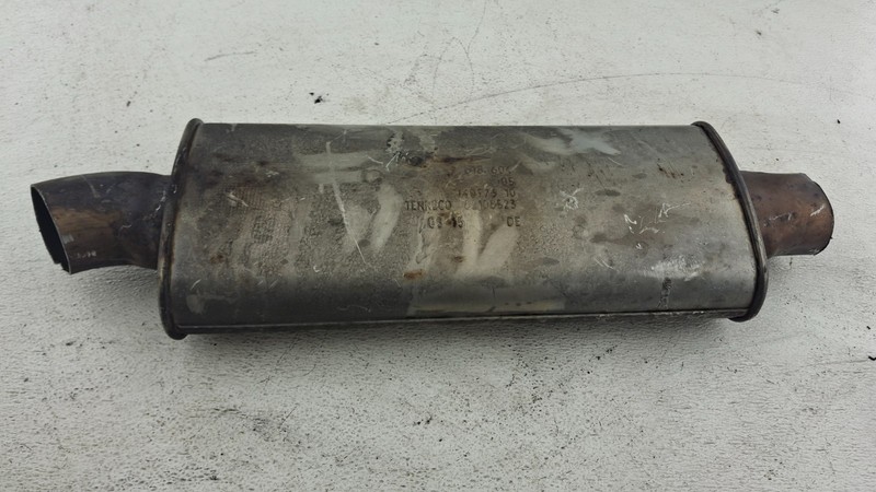 12-16 BMW 528i Center Intermediate Exhaust Muffler Genuine OEM Part 18307646909