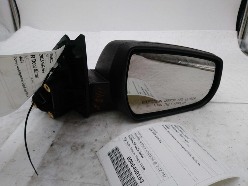2015 Chevrolet Malibu Right Door Mirror Assembly Gold OEM Used 130K Miles