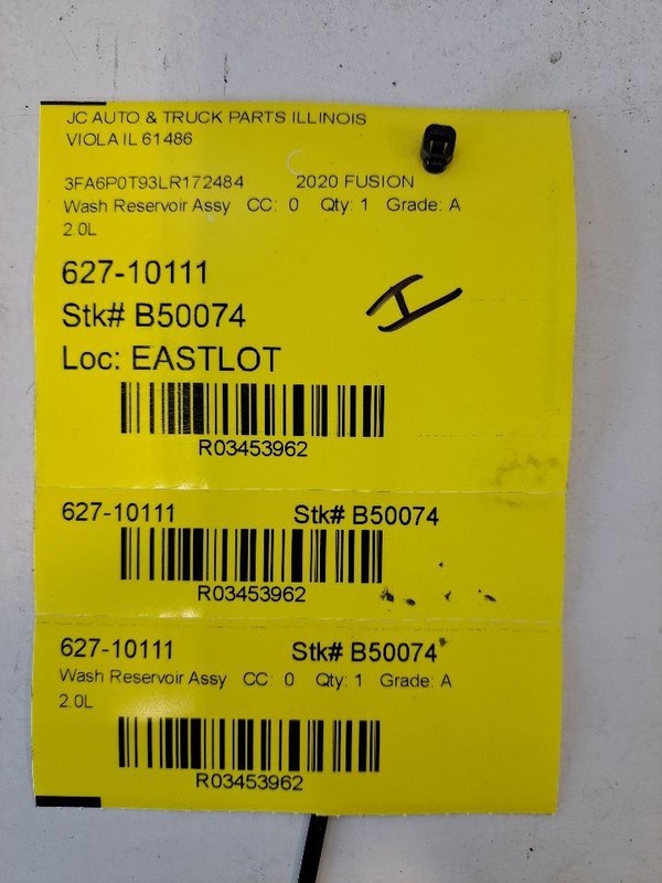 Wash Reservoir Fits 17-20 FUSION 3453962