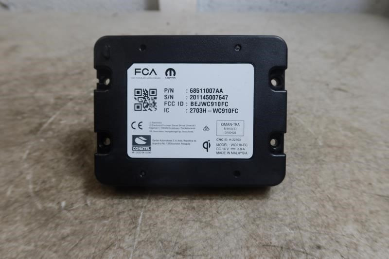 2021-2024 Dodge Durango OEM Center Console Wireless Phone Charger 68550631