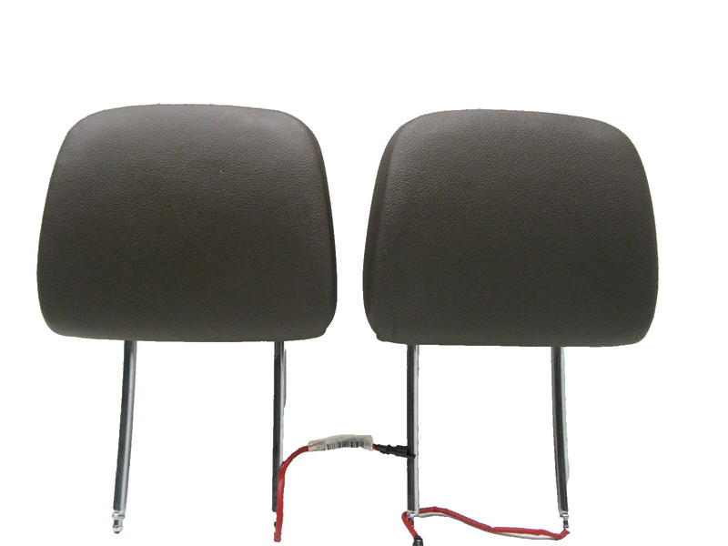 07-13 BMW E70 X5 FRONT DRIVER & PASSENGER SIDE SEAT HEADREST SET OEM 032922