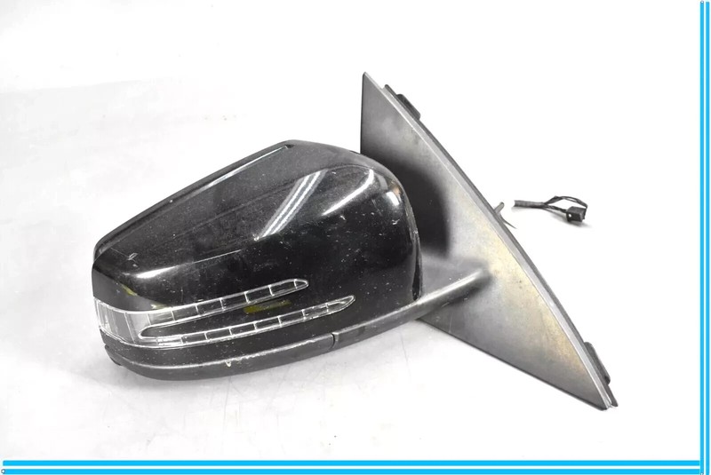 12-14 Mercedes W204 C250 C350 Coupe Right Side Rear View Door Mirror Black OEM