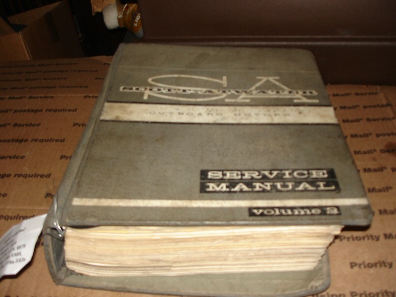 Vintage Scott Atwater service manual huge for many models Book #3 volume 2