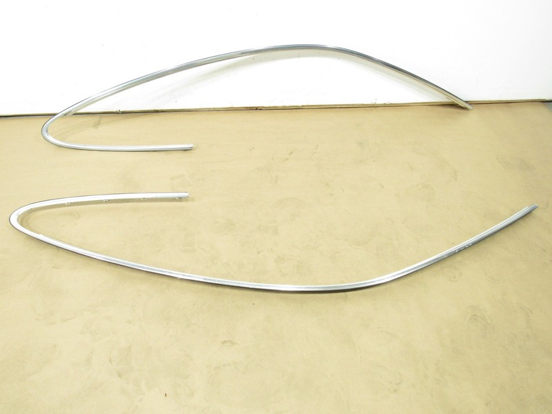 10-15 Jaguar XK XKR 2014 Right Left Exterior Window Frame Molding Trim Set |:M