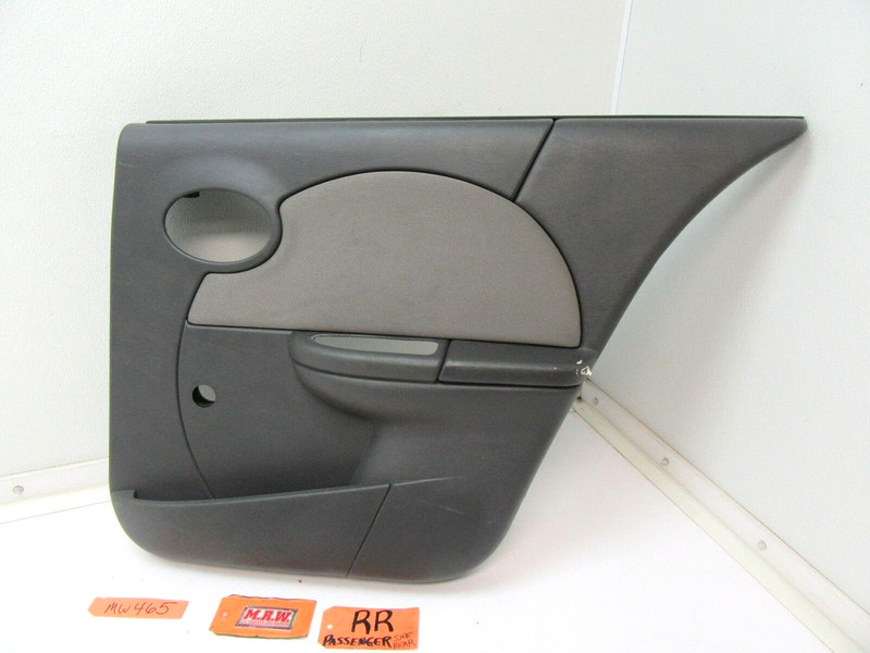 DOOR PANEL Passenger SIDE REAR BACK MANUAL WINDOW CAR R for 04 SATURN ION SEDAN
