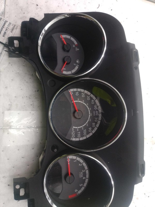 2011 Dodge Caliber Speedometer Gauge OEM Red 40K Miles NJ25-25943-660388