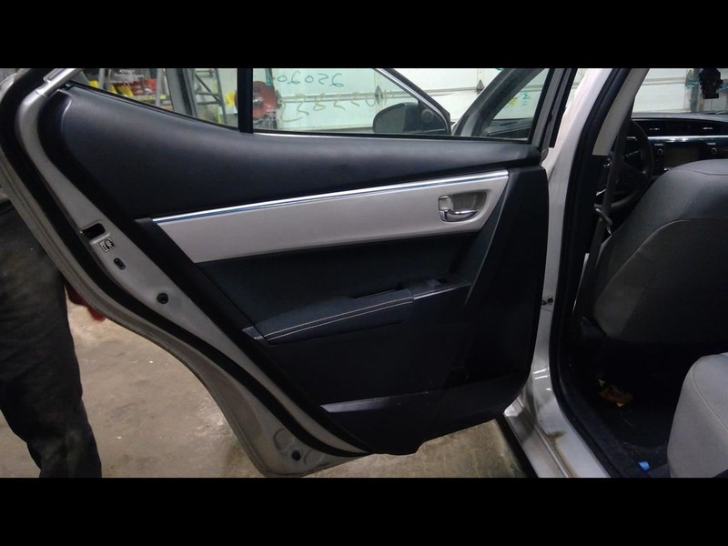 2014 COROLLA Driver Left Rear Door Trim Panel Rear 1607956