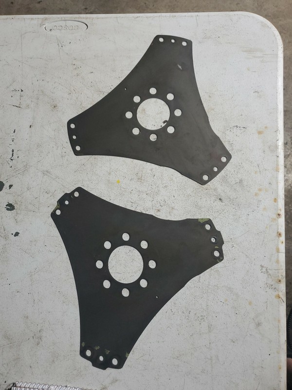 1985 380SL R107 MERCEDES-BENZ OEM TRANSMISSION FLYWHEEL FLEXPLATE SHIMS