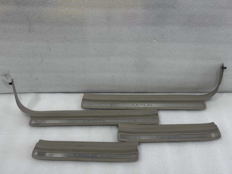1998 1999 2000 LEXUS LS400 DOOR SILL SCUFF PLATE TRIM PANELS SET BEIGE LF03