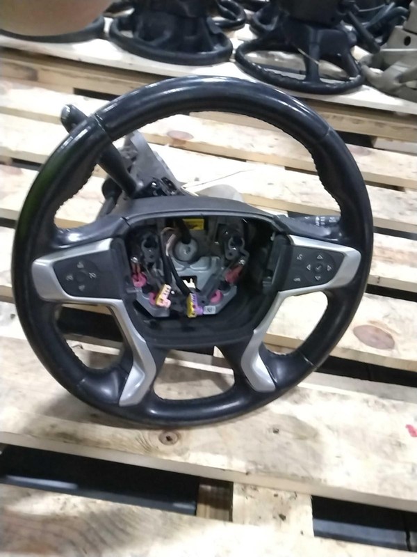 2019 GMC Acadia Steering Column OEM Silver 87K Miles Warranty NJ25-24931-628285