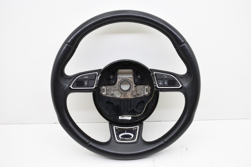 2013 AUDI A5 3 SPOKE SPORT STEERING WHEEL OEM BLACK KW22