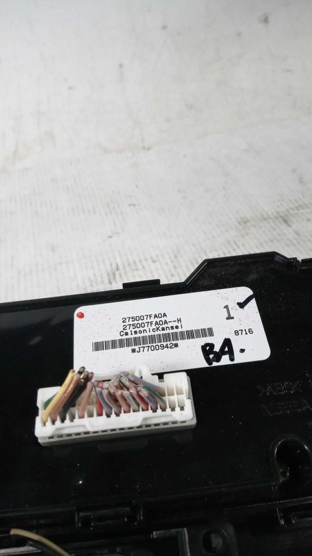 2018 Nissan Rogue Sport A/C Selector Switch OEM Blue 275007FA0A 72K Miles
