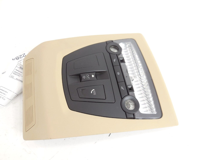 2012 12 BMW X3 Overhead Dome Light Sunroof Switch Roof Console OEM
