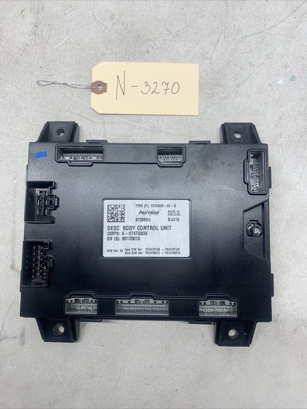 12-20 2018 2019 2020 Tesla Model S Body Control Module BCM 1010906-00-G 3270 B12