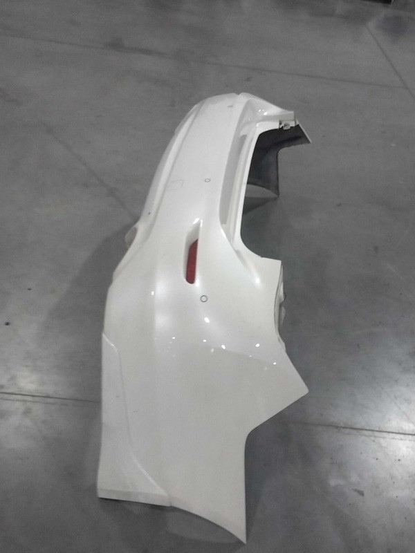 2017 INFINITI Q50 OEM White Bumper Assembly - Used, 58000 Miles, No Park Assist