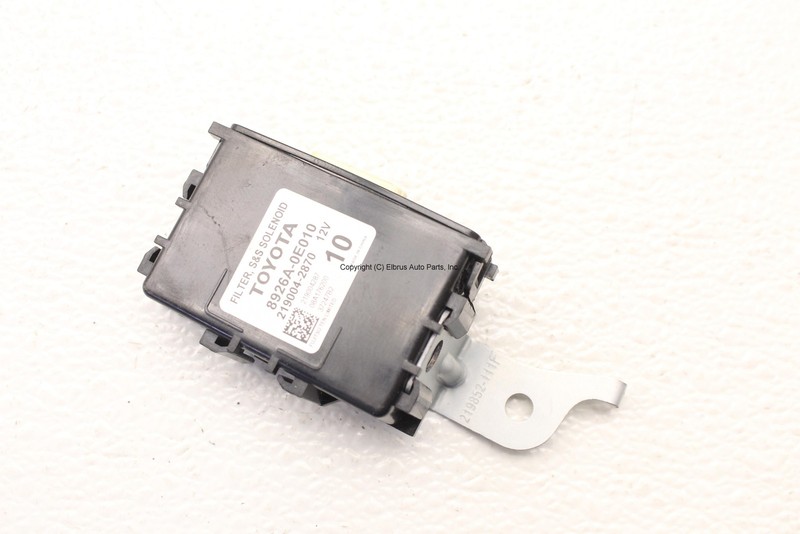 2017 TOYOTA HIGHLANDER ENGINE AUTO START STOP FILTER SOLENOID MODULE 8926A0E010