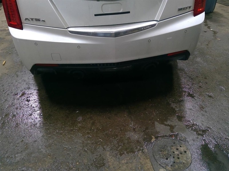 Rear Bumper Base Sedan Dual Exhaust With Rear Park Assist Fits 13-18 ATS 1754580
