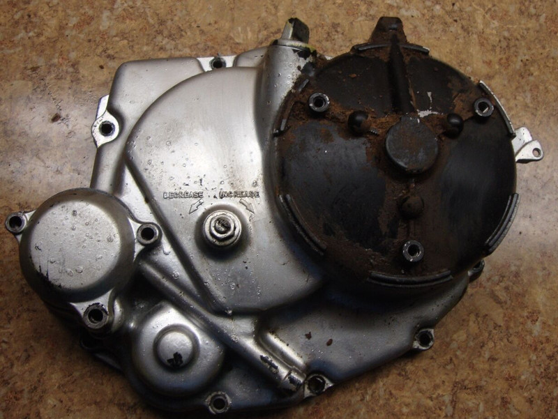 1987 YAMAHA YFM200 YFM 200 MOTO 4 ATV Engine Clutch Cover Panel Casing Case K4