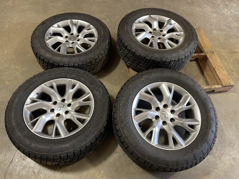 2011-2013 INFINITI QX56 WHEEL RIM TIRE TERRA GRAPPLER G2 275/60 R20x8 SET OEM