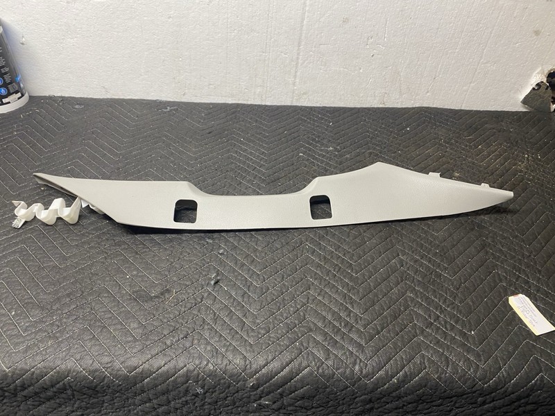 09-14 Ford E250 Front Right A Pillar Grab Handle Trim Panel Gray OEM
