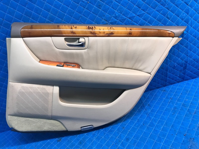 2001-2006 Lexus LS430 Rear Right Passenger RH Door Panel Beige LK04 Leather OEM