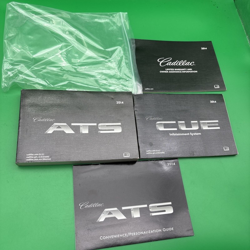 2014 Cadillac ATS Owners Manual Warranty Infotainment Guide With Case Included
