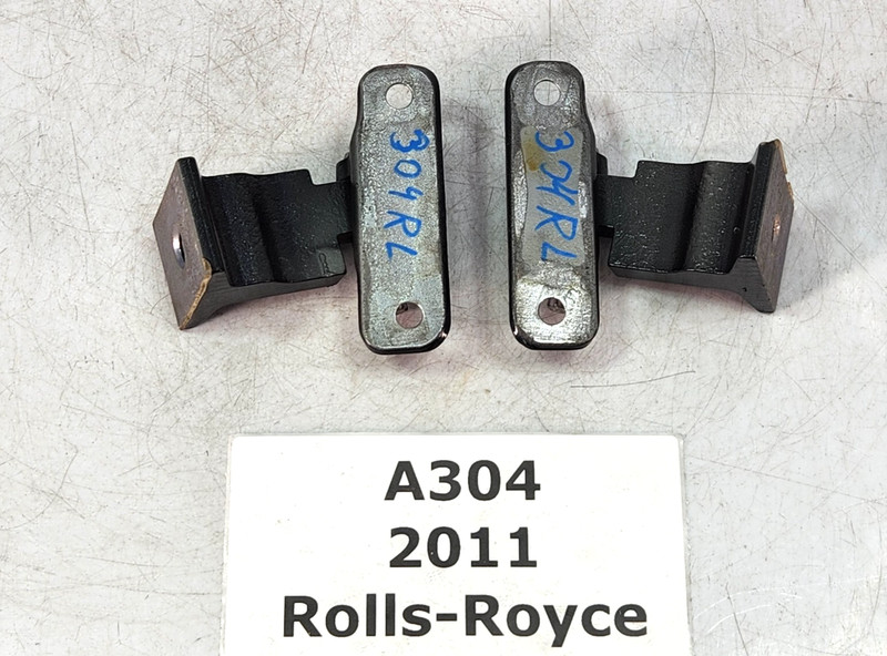 ✅ 2010-2014 OEM Rolls Royce Ghost RR4 Rear Left Driver Side Door Hinge Gray SET